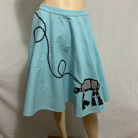 Her Universe Skirt Disney Star Wars AT-AT 1950 Swing Poodle JUNIORS Womens 2X